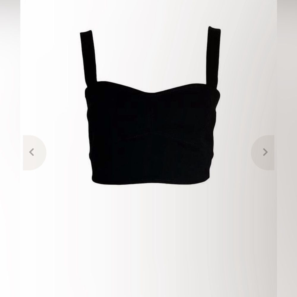 A.L.C. LAYLA CROP TOP, Black, size 8, $325 - Picture 4 of 9